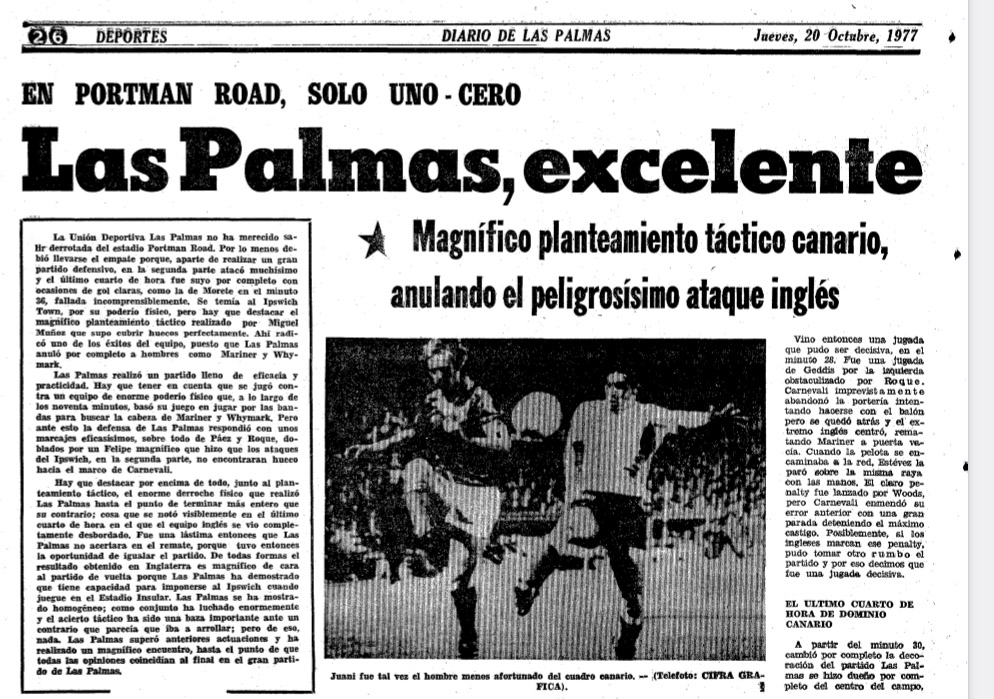 Las Palmas volverá a jugar fuera de España 45 años después | udlaspalmas.NET